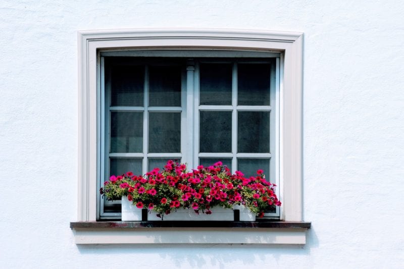 Blumenkastenhalterung Fensterbank - Sicherung